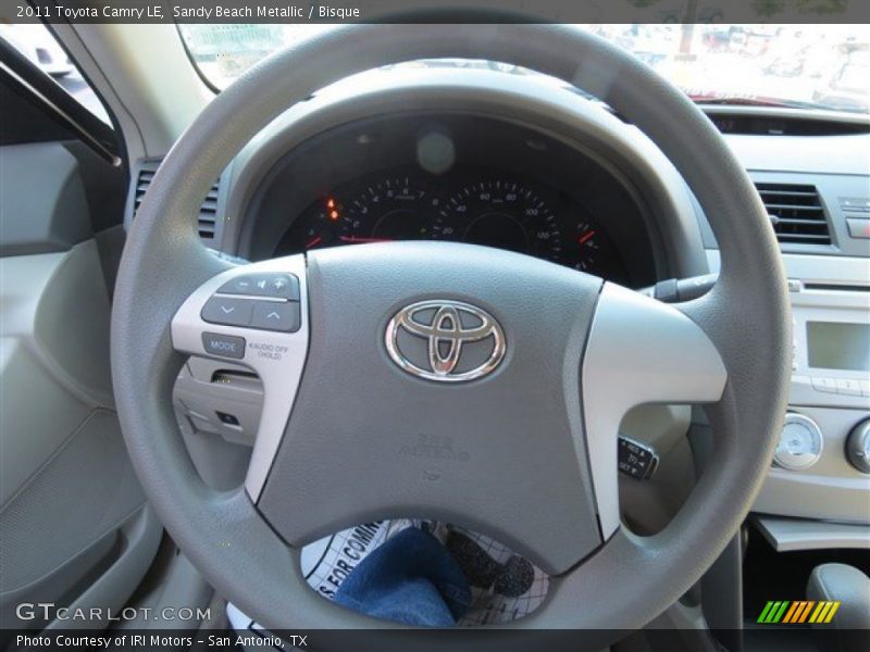 Sandy Beach Metallic / Bisque 2011 Toyota Camry LE