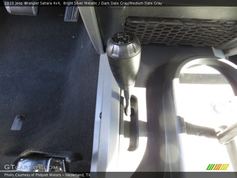 Bright Silver Metallic / Dark Slate Gray/Medium Slate Gray 2010 Jeep Wrangler Sahara 4x4