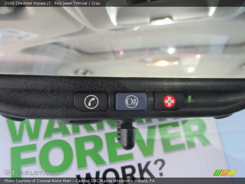 Red Jewel Tintcoat / Gray 2009 Chevrolet Impala LT