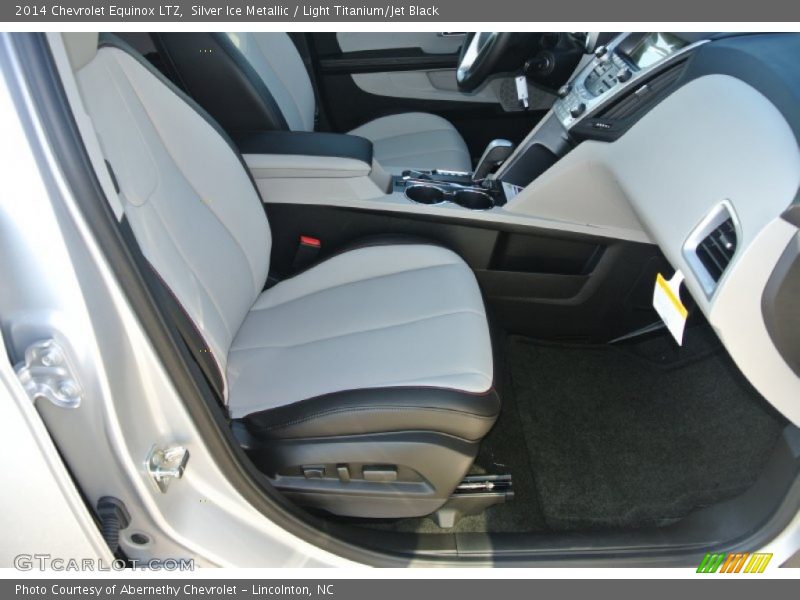 Silver Ice Metallic / Light Titanium/Jet Black 2014 Chevrolet Equinox LTZ