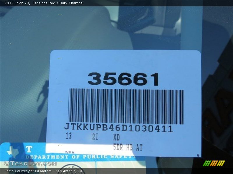 Bacelona Red / Dark Charcoal 2013 Scion xD