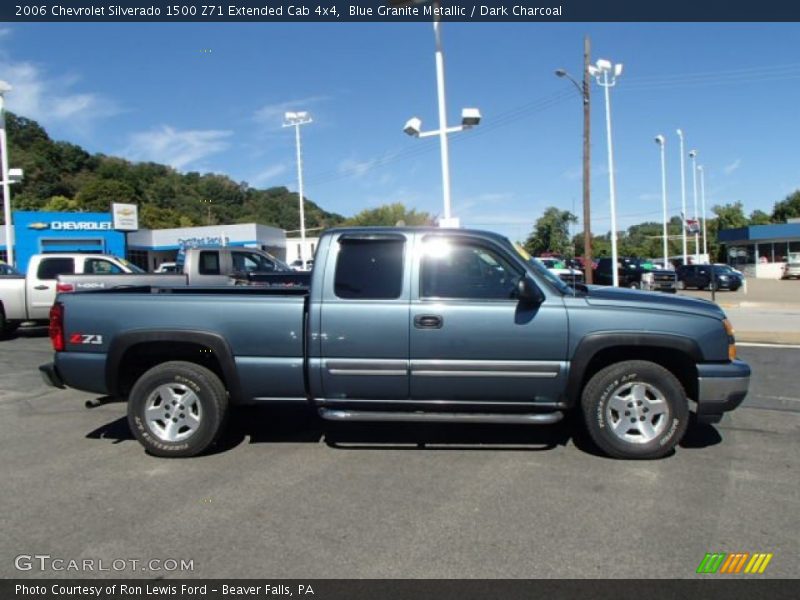 Blue Granite Metallic / Dark Charcoal 2006 Chevrolet Silverado 1500 Z71 Extended Cab 4x4