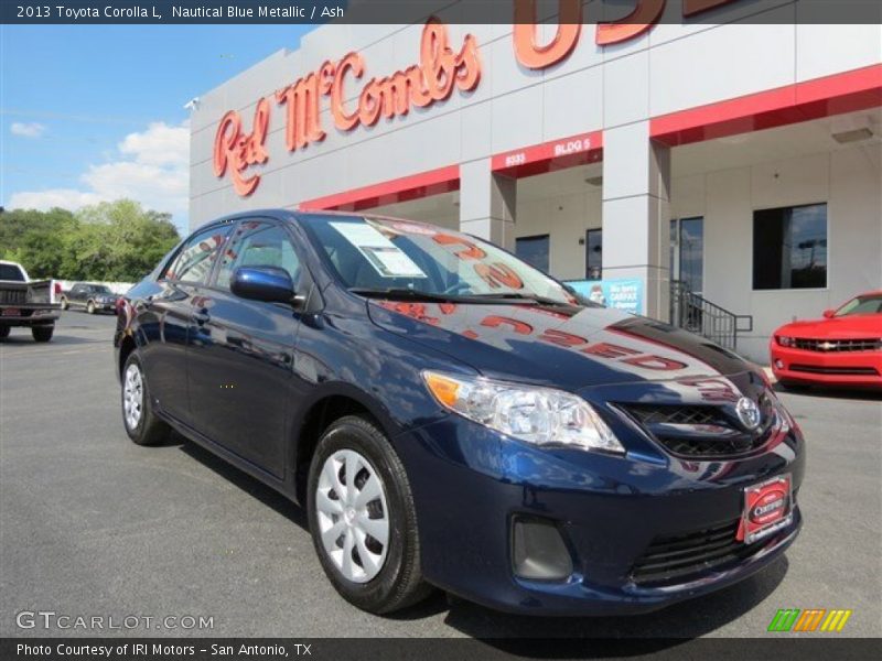 Nautical Blue Metallic / Ash 2013 Toyota Corolla L
