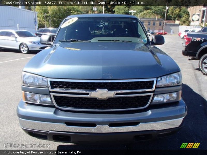 Blue Granite Metallic / Dark Charcoal 2006 Chevrolet Silverado 1500 Z71 Extended Cab 4x4