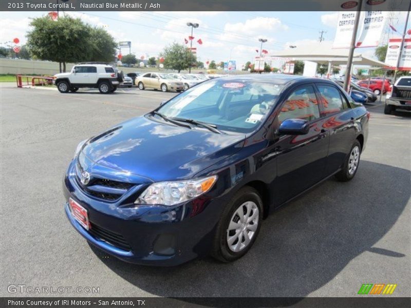 Nautical Blue Metallic / Ash 2013 Toyota Corolla L