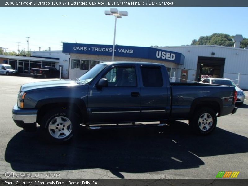 Blue Granite Metallic / Dark Charcoal 2006 Chevrolet Silverado 1500 Z71 Extended Cab 4x4