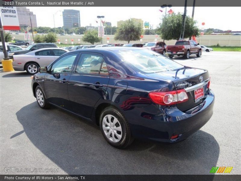 Nautical Blue Metallic / Ash 2013 Toyota Corolla L