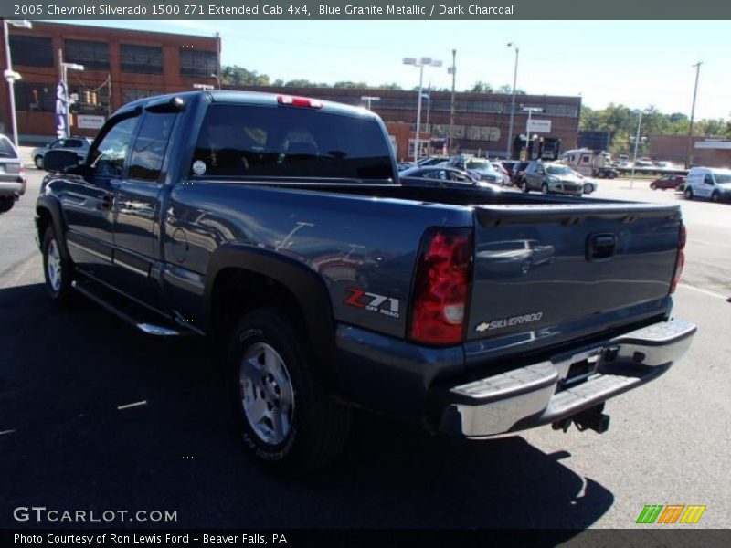 Blue Granite Metallic / Dark Charcoal 2006 Chevrolet Silverado 1500 Z71 Extended Cab 4x4