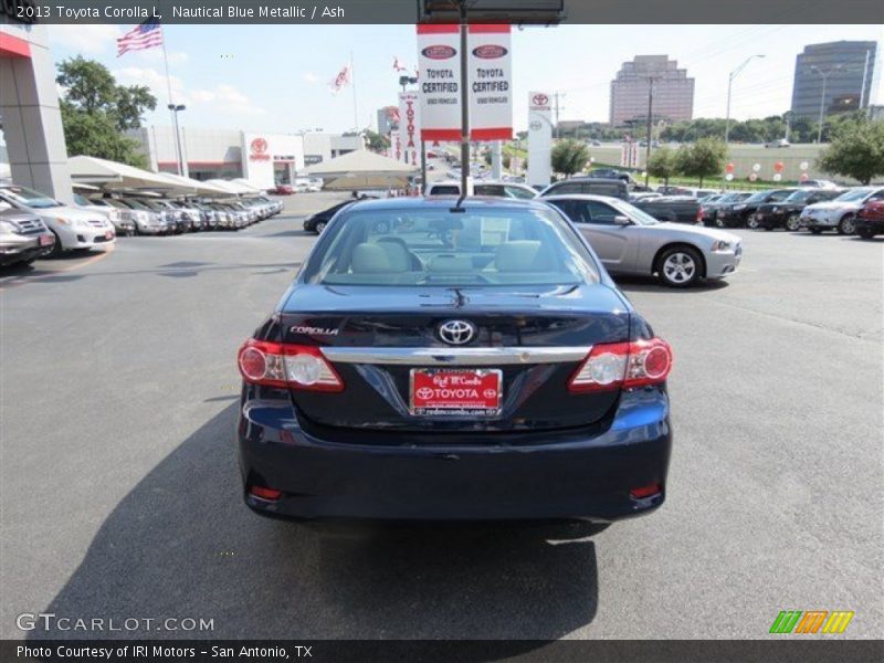 Nautical Blue Metallic / Ash 2013 Toyota Corolla L