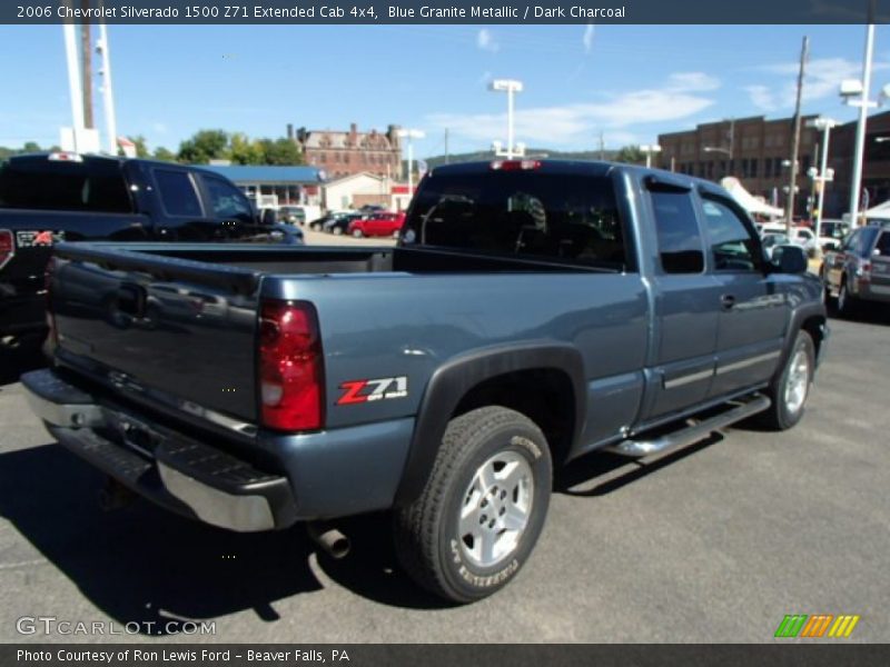 Blue Granite Metallic / Dark Charcoal 2006 Chevrolet Silverado 1500 Z71 Extended Cab 4x4