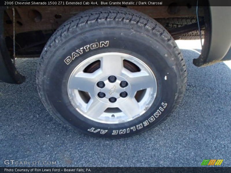 Blue Granite Metallic / Dark Charcoal 2006 Chevrolet Silverado 1500 Z71 Extended Cab 4x4