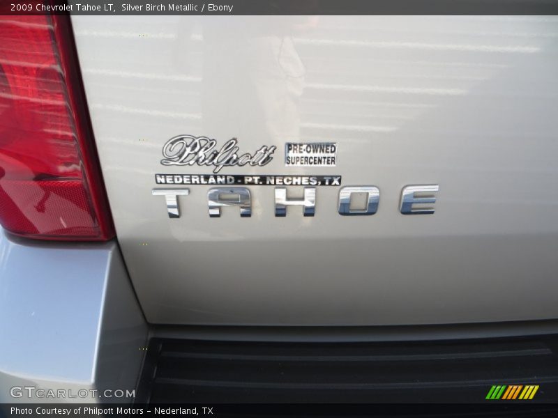 Silver Birch Metallic / Ebony 2009 Chevrolet Tahoe LT
