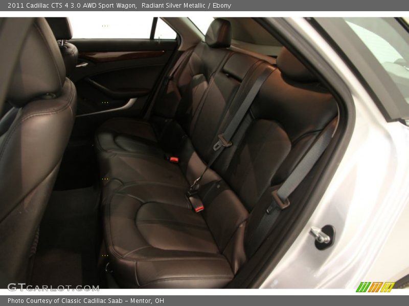 Rear Seat of 2011 CTS 4 3.0 AWD Sport Wagon