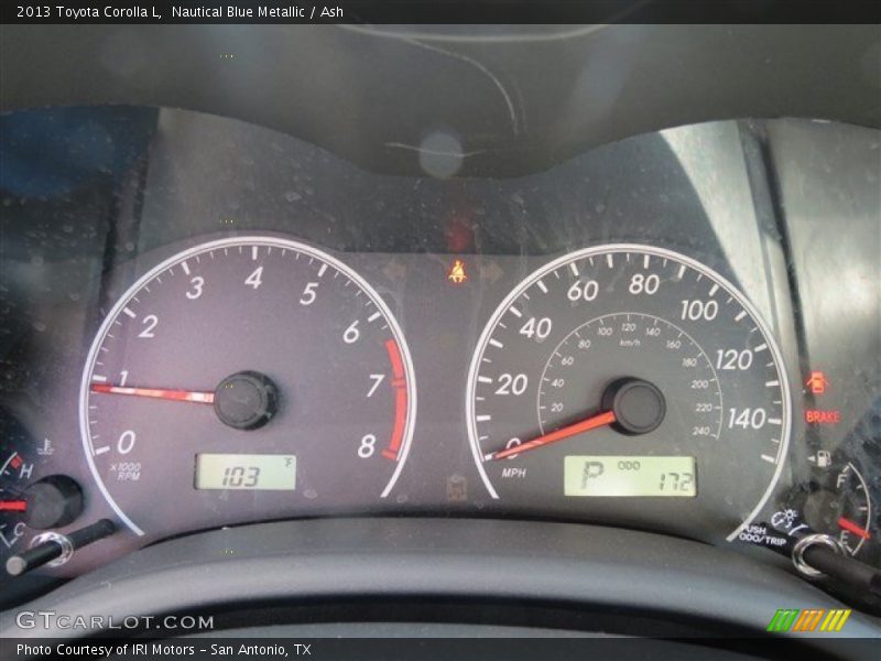 Nautical Blue Metallic / Ash 2013 Toyota Corolla L