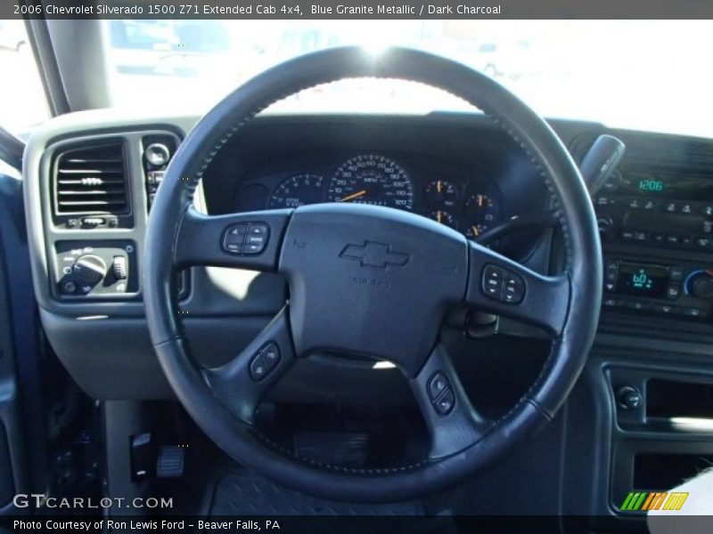 Blue Granite Metallic / Dark Charcoal 2006 Chevrolet Silverado 1500 Z71 Extended Cab 4x4