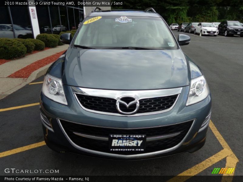 Dolphin Gray Mica / Sand 2010 Mazda CX-9 Grand Touring AWD