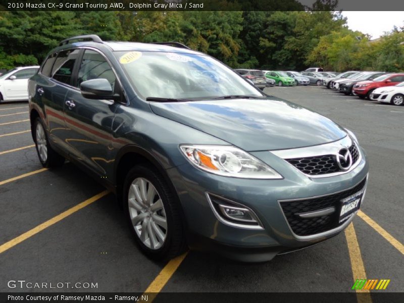 Dolphin Gray Mica / Sand 2010 Mazda CX-9 Grand Touring AWD