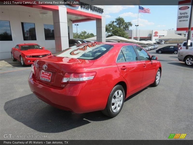 Barcelona Red Metallic / Ash 2011 Toyota Camry LE