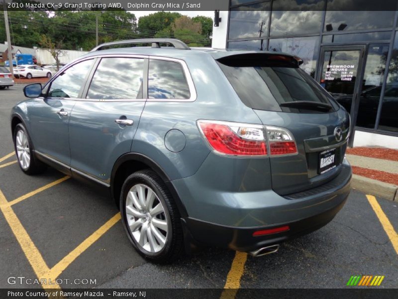 Dolphin Gray Mica / Sand 2010 Mazda CX-9 Grand Touring AWD