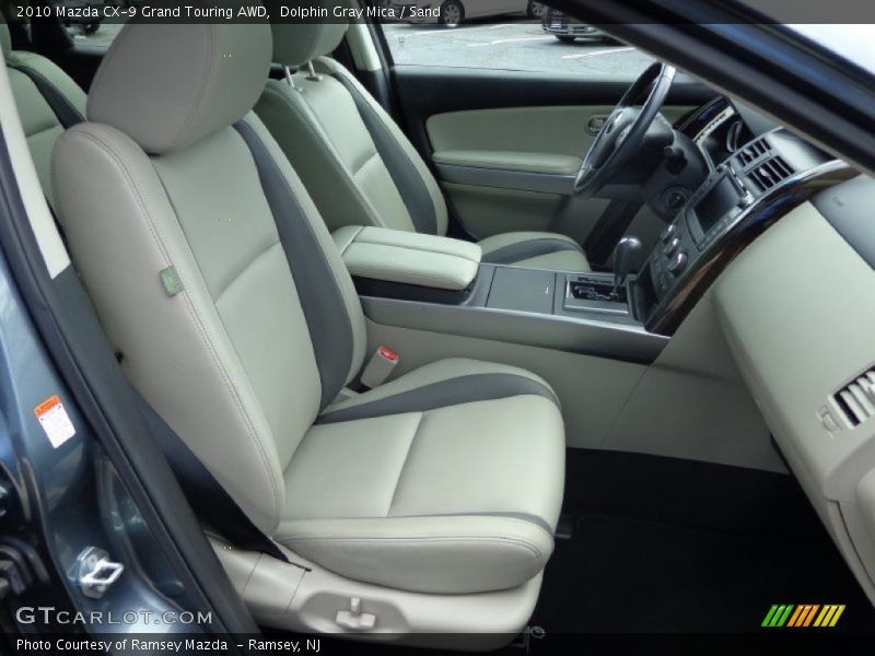 Dolphin Gray Mica / Sand 2010 Mazda CX-9 Grand Touring AWD