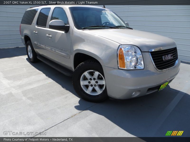 Silver Birch Metallic / Light Titanium 2007 GMC Yukon XL 1500 SLT