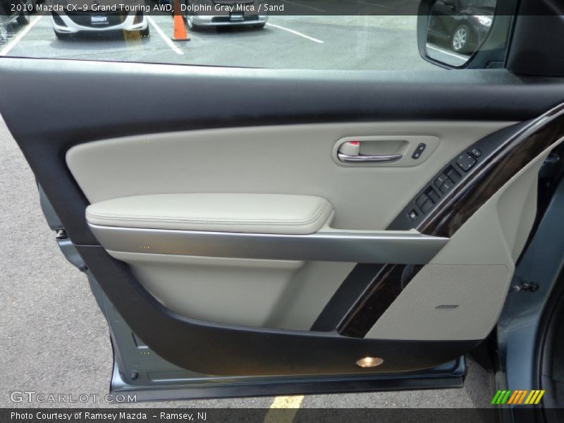 Dolphin Gray Mica / Sand 2010 Mazda CX-9 Grand Touring AWD