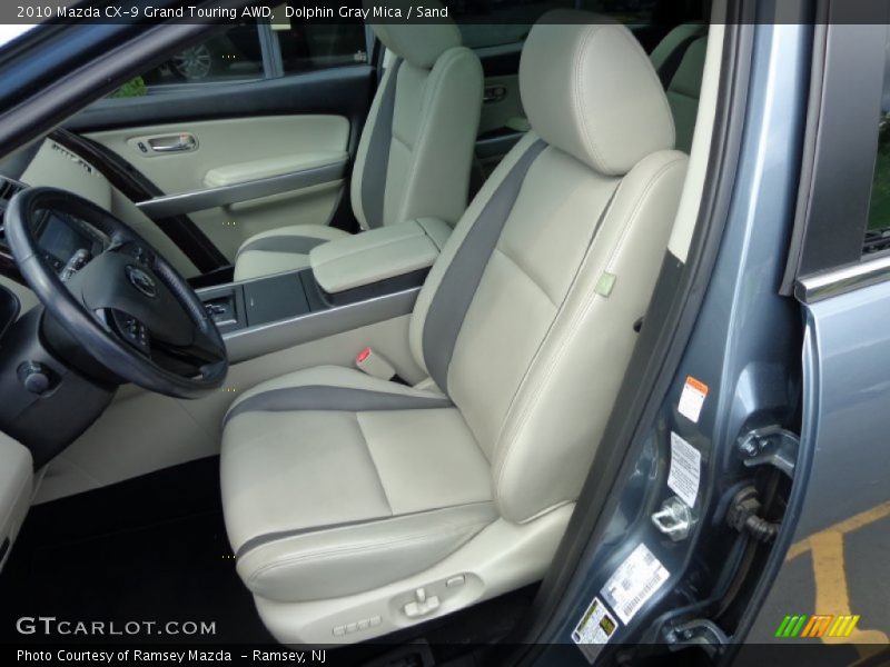 Dolphin Gray Mica / Sand 2010 Mazda CX-9 Grand Touring AWD