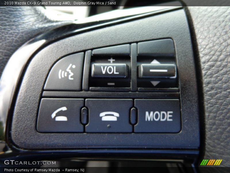 Dolphin Gray Mica / Sand 2010 Mazda CX-9 Grand Touring AWD