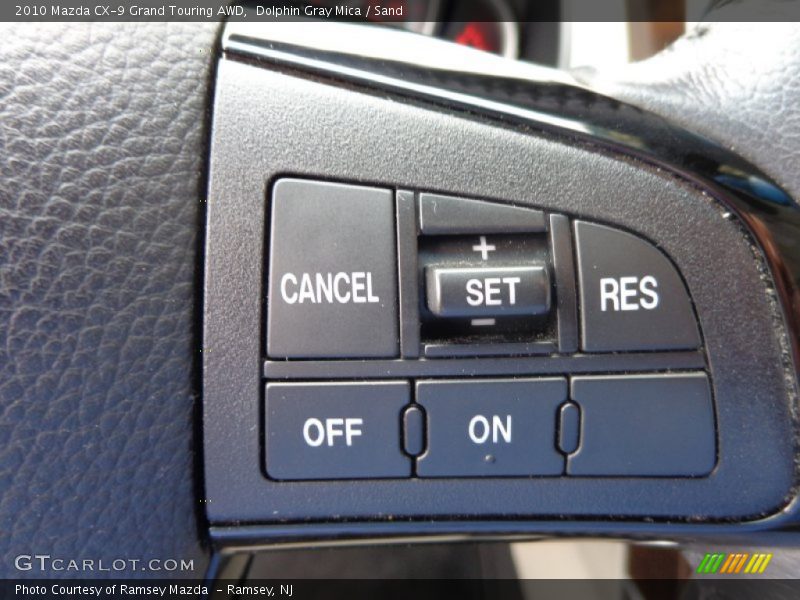 Dolphin Gray Mica / Sand 2010 Mazda CX-9 Grand Touring AWD