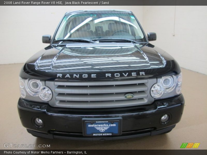 Java Black Pearlescent / Sand 2008 Land Rover Range Rover V8 HSE