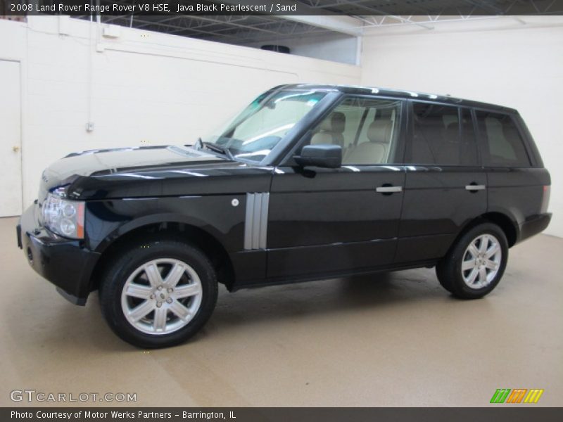 Java Black Pearlescent / Sand 2008 Land Rover Range Rover V8 HSE