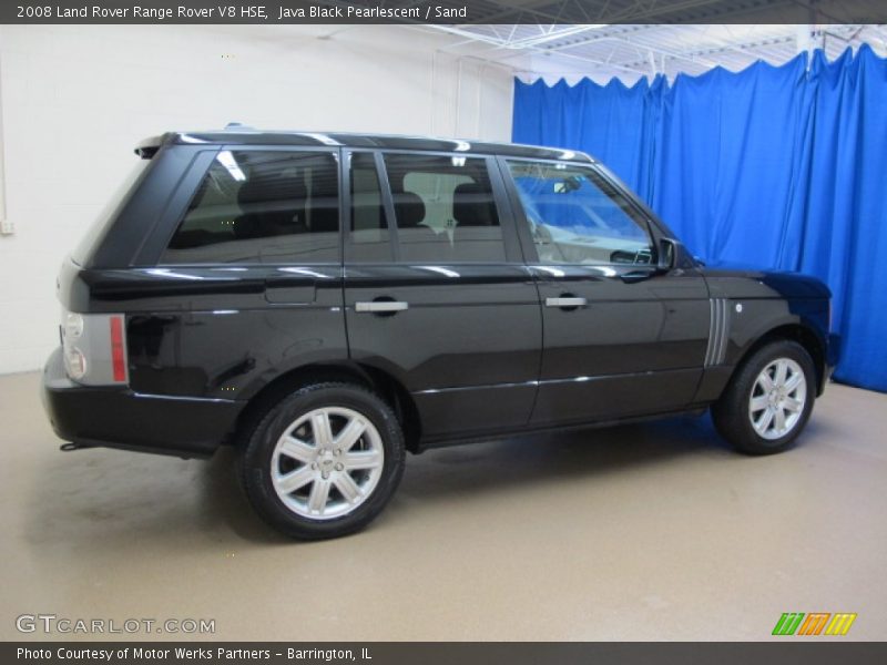 Java Black Pearlescent / Sand 2008 Land Rover Range Rover V8 HSE