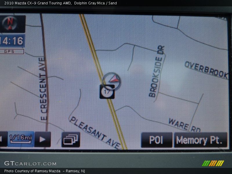 Dolphin Gray Mica / Sand 2010 Mazda CX-9 Grand Touring AWD