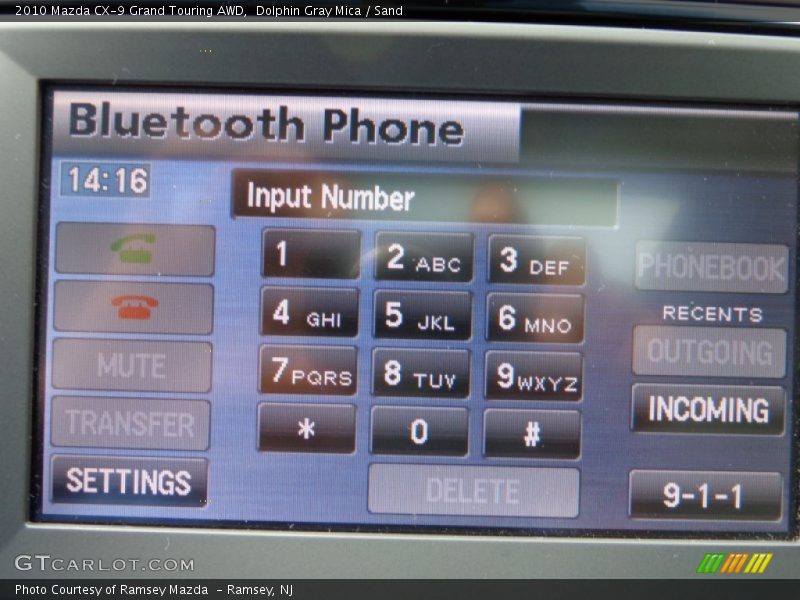 Dolphin Gray Mica / Sand 2010 Mazda CX-9 Grand Touring AWD