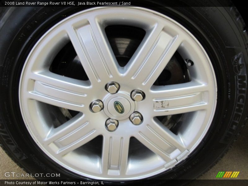 Java Black Pearlescent / Sand 2008 Land Rover Range Rover V8 HSE