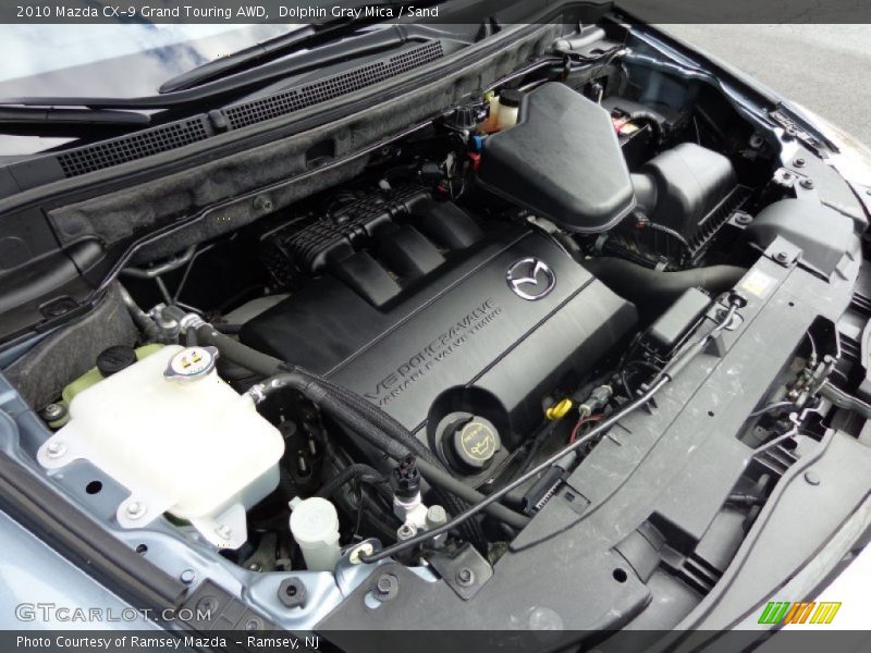 Dolphin Gray Mica / Sand 2010 Mazda CX-9 Grand Touring AWD