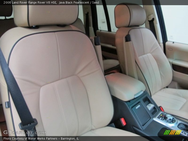 Java Black Pearlescent / Sand 2008 Land Rover Range Rover V8 HSE