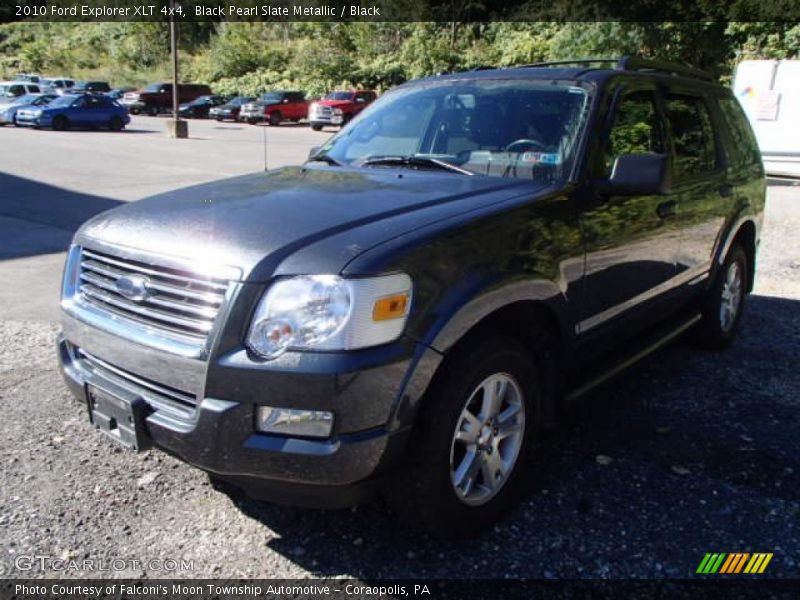 Black Pearl Slate Metallic / Black 2010 Ford Explorer XLT 4x4