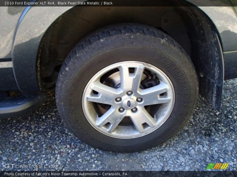 Black Pearl Slate Metallic / Black 2010 Ford Explorer XLT 4x4