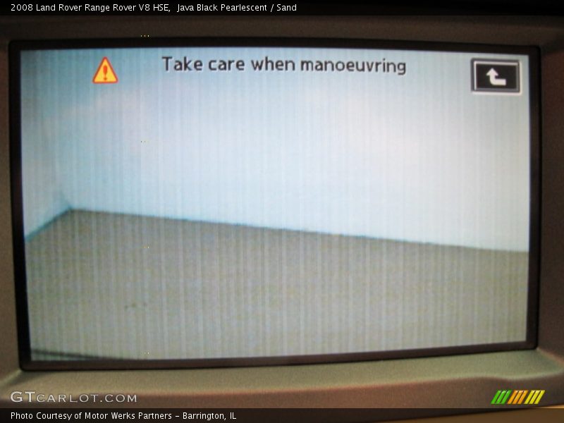 Java Black Pearlescent / Sand 2008 Land Rover Range Rover V8 HSE
