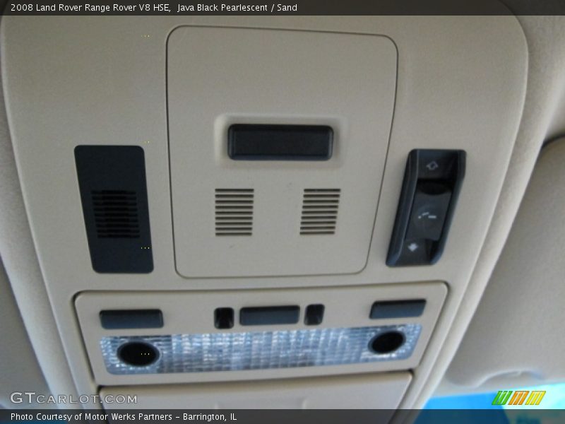 Java Black Pearlescent / Sand 2008 Land Rover Range Rover V8 HSE