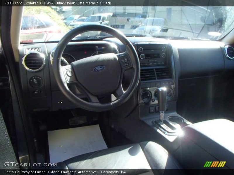 Black Pearl Slate Metallic / Black 2010 Ford Explorer XLT 4x4