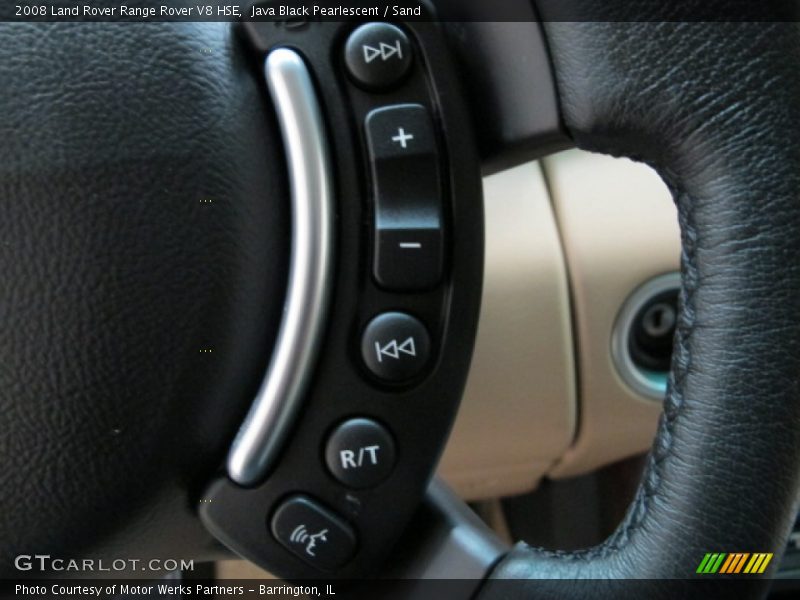 Java Black Pearlescent / Sand 2008 Land Rover Range Rover V8 HSE