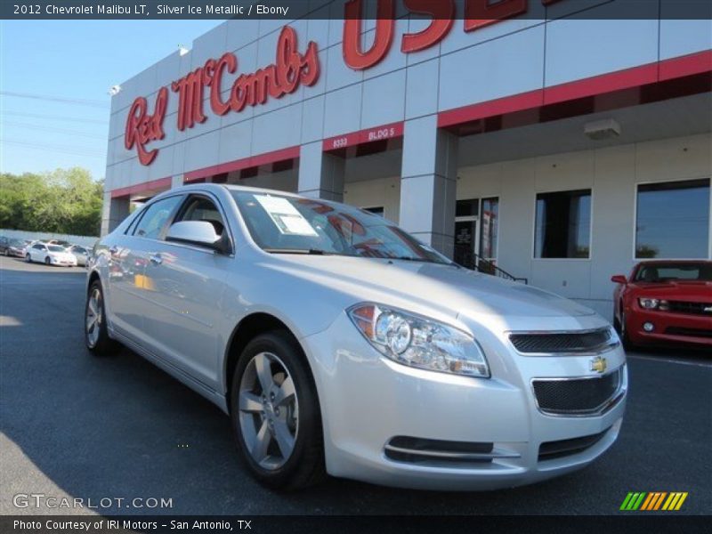 Silver Ice Metallic / Ebony 2012 Chevrolet Malibu LT
