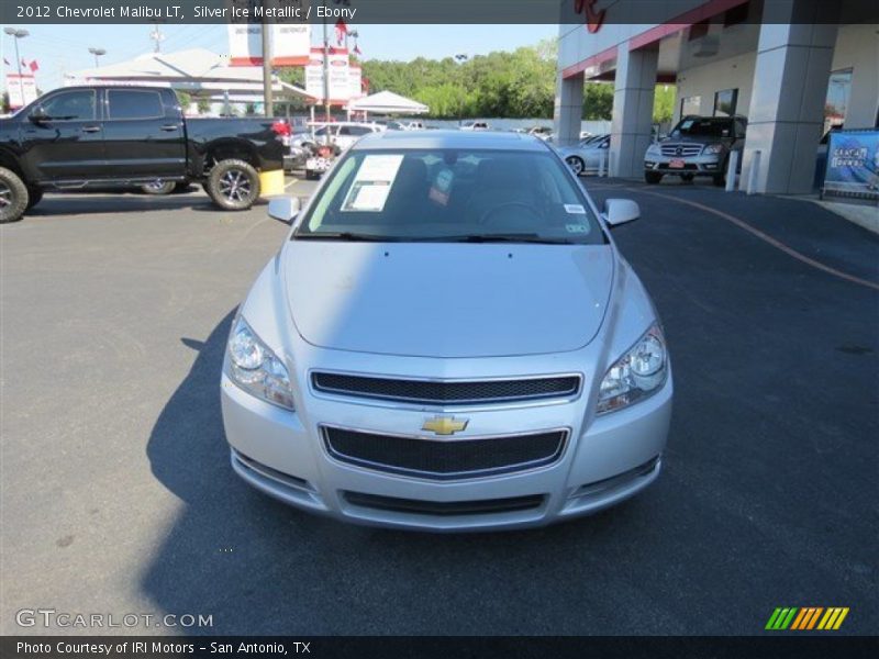 Silver Ice Metallic / Ebony 2012 Chevrolet Malibu LT