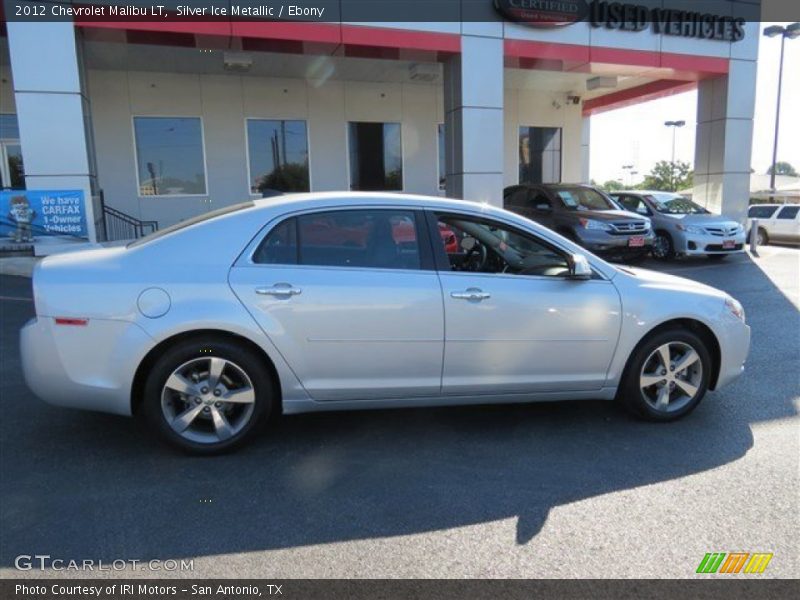 Silver Ice Metallic / Ebony 2012 Chevrolet Malibu LT