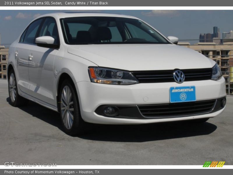 Candy White / Titan Black 2011 Volkswagen Jetta SEL Sedan