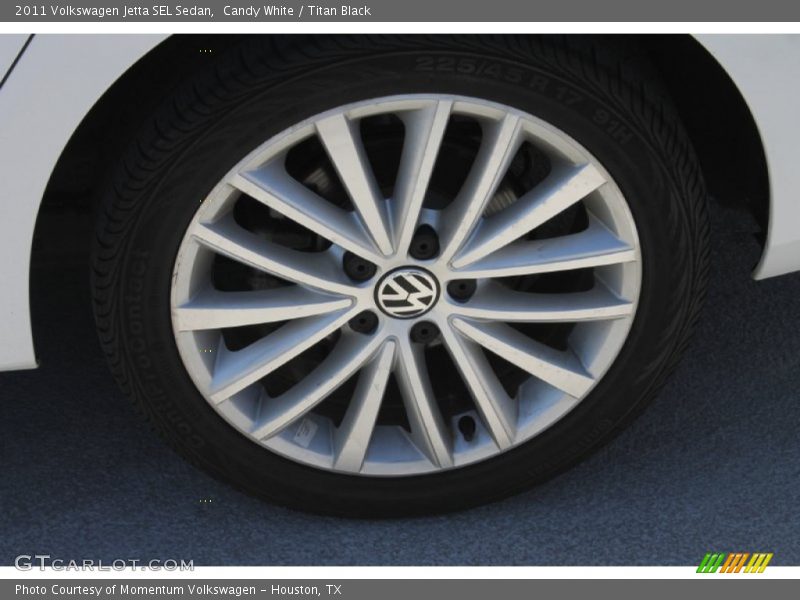 Candy White / Titan Black 2011 Volkswagen Jetta SEL Sedan