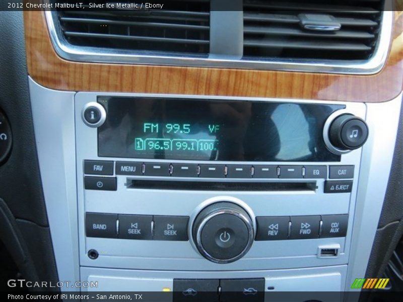 Silver Ice Metallic / Ebony 2012 Chevrolet Malibu LT