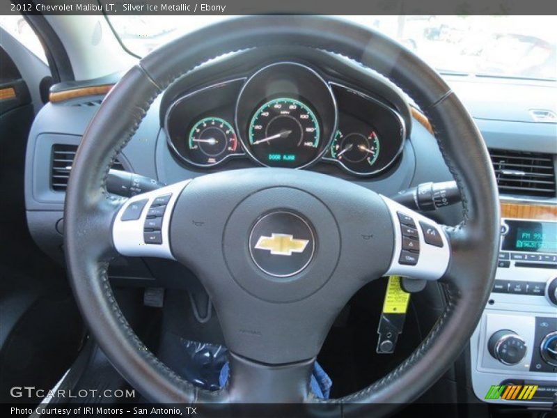 Silver Ice Metallic / Ebony 2012 Chevrolet Malibu LT